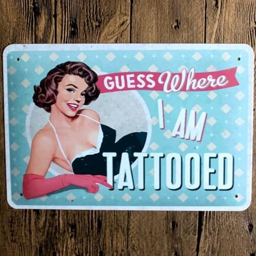 Tin Signs Metal Plate Wall Pub Kitchen Restaurant Home Art Decor Vintage Iron Poster Cuadros A81136