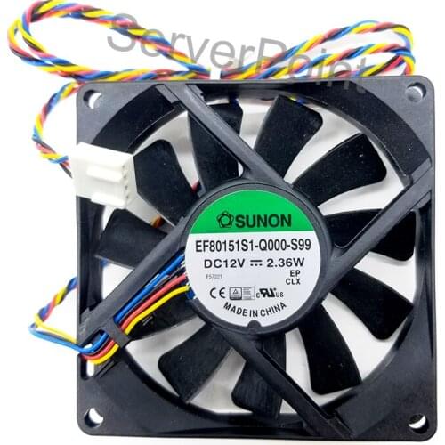 Original for EF80151S1-Q000-S99 8015 12V 8CM 4PIN PMW cooling fan