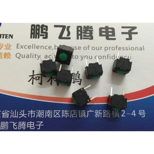 Original new 100% touch switch 6*6*5.5 direct insertion 2pin waterproof silicone key mouse micro motion