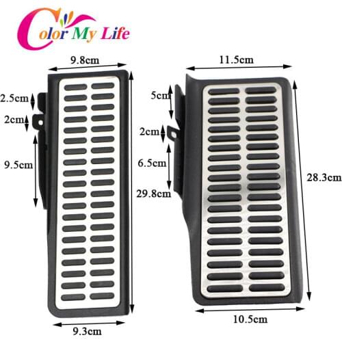 1 Piece Stainless Steel FootRest Rest Pedal for Volkswagen Vw Golf 5 6 Jetta MK5 Scirocco TIGUAN Touareg Skoda Octavia A5 Parts