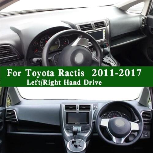 Fits Toyota Ractis Verso X G S DBA NCP120 1500cc 2011-2017 Dashmat Dashboard Cover Pad Dash Mat Carpet Car-styling Ornaments