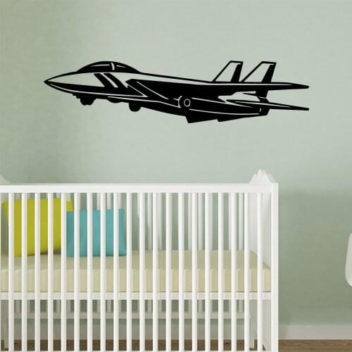 Drop Shipping Plane Nursery Wall Stickers Vinyl Art Decals For Living Room Bedroom Background Wall Art Decal
