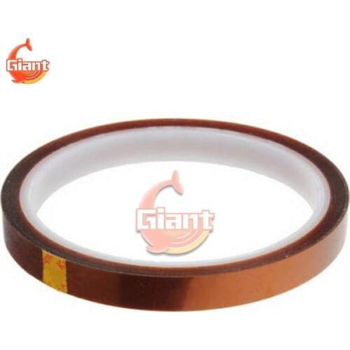 Polyimide High Temperature Resistant Tape Roll Gold 10mm Width 100ft Heat Resistant Adhesive Insulation Thermal Tape For BGA