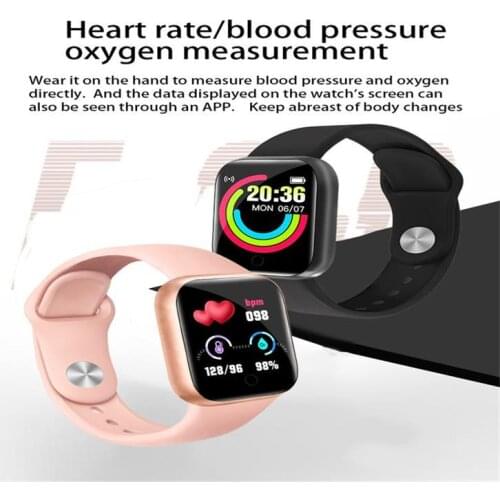 Sports waterproof smart watch heart rate blood pressure monitoring call reminder health check mens and womens watches
