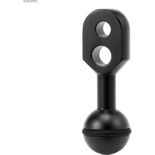 Aluminum CNC Diving Lights Ball head YS clamp Arm Fixed Clip Mount Adapter For Gopro camera Underwater Strobe Housing Light