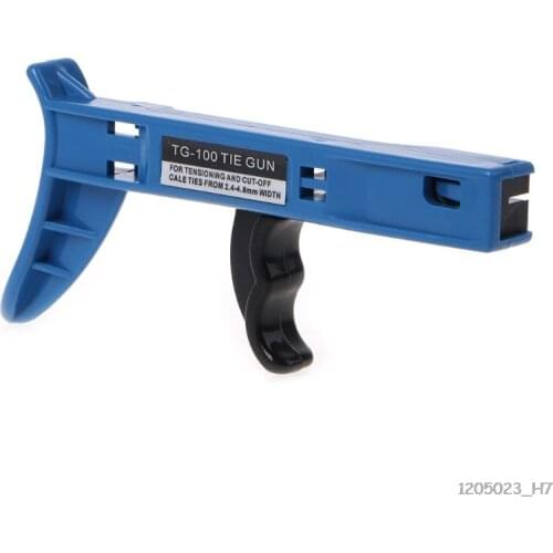 TG-100 2.4-4.8mm/0.09-0.19in Fastening Nylon Tie Cutting Tool Special Cable Tie-Gun For Storaging Wire Cable Line Table Organize