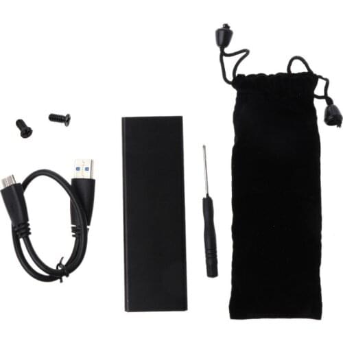 USB3.0 to 6 12 Pin SSD Hard Disk Drive Enclosure Case Adapter for 2010 2011 MacBook Air A1370 A1369 with Protecting Bag