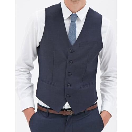 Spring New Style Fashion Handsome Grey Suits Slim Fit Big Size For Wedding Dress Beach Party Wear Male Clothing (Pant + Vest)