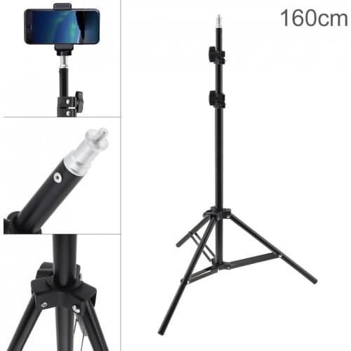 160cm Selfie Ring Fill Light Tripod Photography Light Stands Fit for Live / Photo / Studio / Video / Lighting Studio Kits