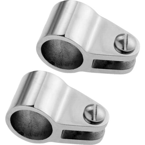 2 Pcs Kayak Boat 316 Stainless Steel Bimini Top Jaw Slides 22mm 7/8 Inch Hardware Fitting Yacht Rowing Boats Accessories Marine