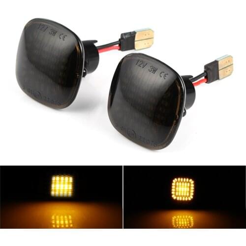 2PCS LED Dynamic Side Marker Light Turn Signal Sequential Blinker Light Indicator Lamps For Audi A3 8L A4 8D A4 S4 B5
