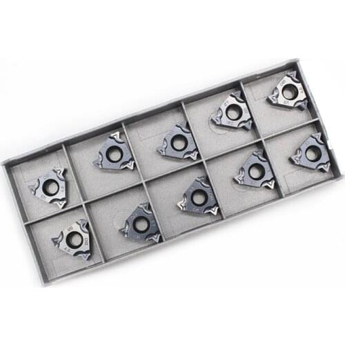 22ERM 4.0 ISO IC908 10pcs Carbide Inserts 22ERM 4.0 ISO IC908 Plate CNC Threaded Blade Lathe Cutter Tool Turning Tools