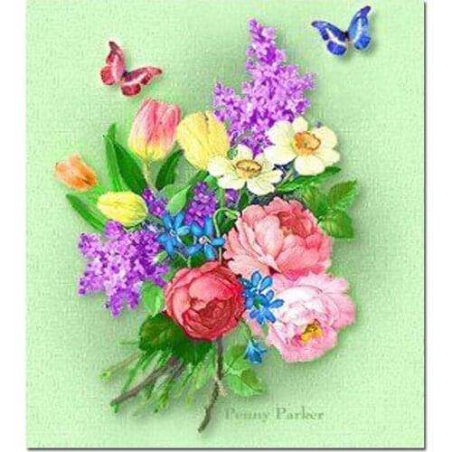3d Diy Diamond Painting Kits Square Rhinestone Flowers Cross Stitch Diamond Embroidery Mosaic 5d Needlework