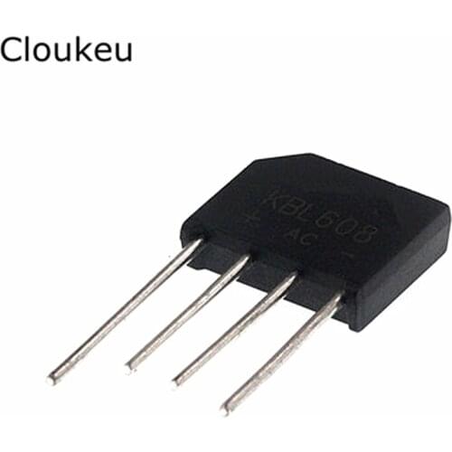 5Pcs KBL608 ZIP4 6A/800V