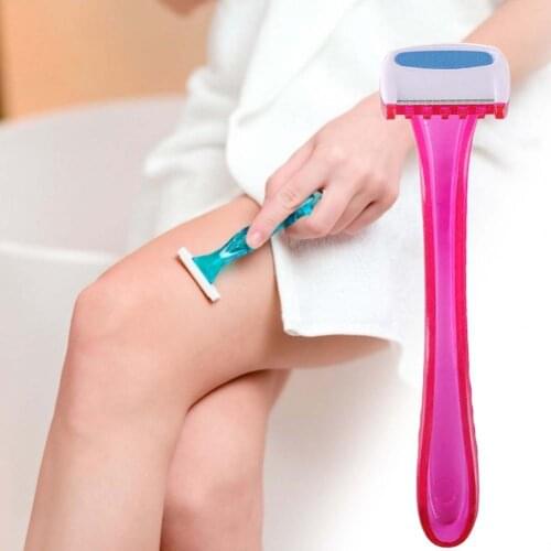 Bikini Razor T-Type Hair Remover Hair Trimmer Epilator Multifunctional Portable Sharp Thread Anti-Slip Body Shaver for Female