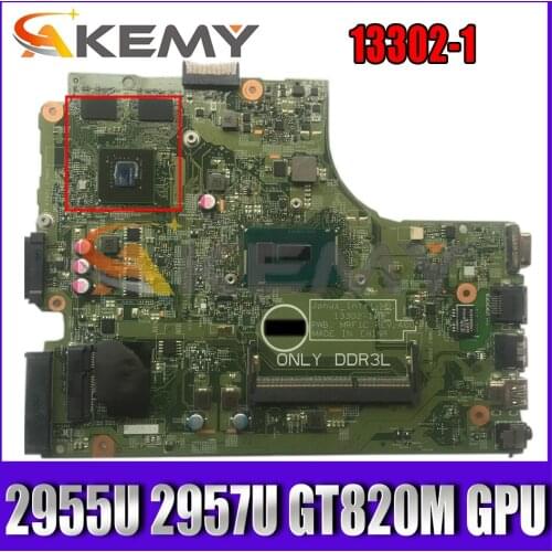 CN 0TFM8R For DELL Inspiron 3446 3449 3546 3549 Laptop Motherboard 13302-1 With Intel 2955U 2957U CPU GT820M GPU 100% Working