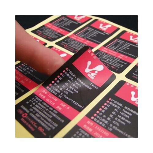 Disesuaikan / logo custom, Cetak kertas sticker, Atau transparan sticker pvc, Printing jelas, Pengiriman gratis