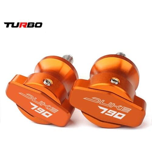 For 10M Motorcycle Accessories high quality Swingarm Spools Slider Stands Screws Fit KTM 790 DUKE duke790 2018 2019
