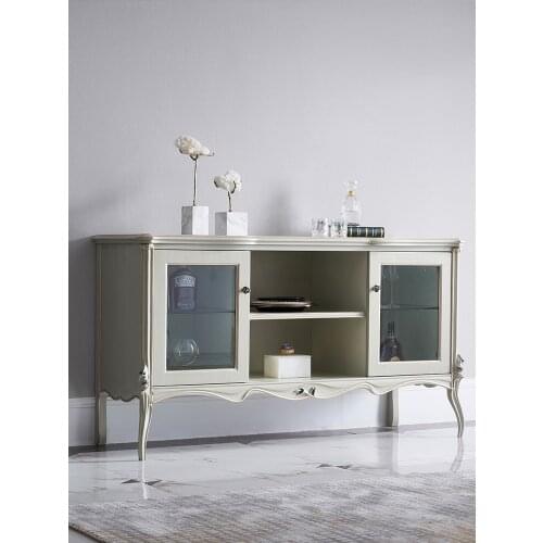 Baijiahui French furniture European neoclassical living room SIDEBOARD foyer porch solid wood storage CABINET