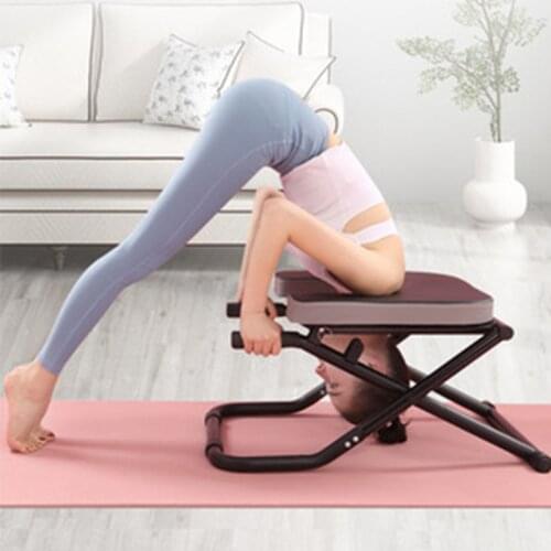 Yoga inverted machine, inverted chair, inverted stool, vibrato with the same type of fitness equipment, yoga machine