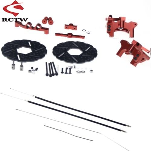 Front Wheel Line Wire Brake System for 1/5 Scale Rc Baja 5B 5T 5SC Parts Rofun Rovan Rc Car Spare Toys Parts HPI KM2.0