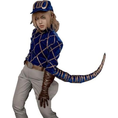 2020 JoJos Bizarre Adventure Diego Brando DIO Christmas Party Halloween Uniform Outfit Cosplay Costume with tail Customize Any