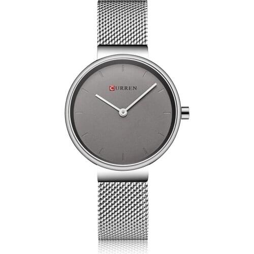 Luxury Brand Curren Minimalist Watch Women Quartz Watches Ladies Wrist Watch Girl Clock Silver Steel Bracelet Relogio Feminino