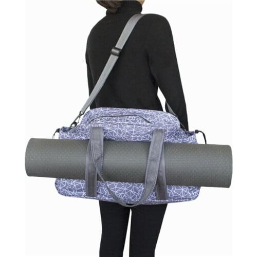 Multifunctional Waterproof Yoga Bag for Gym Mat Backpack Nylon Shoulder Carriers Pilates Bag No Mat