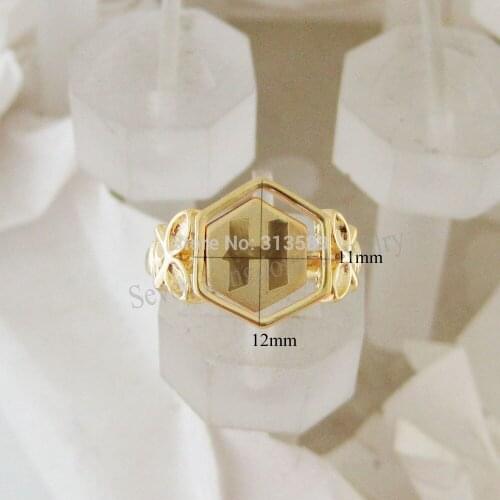 /MIN ORDER 10$ /- YELLOW GOLD GP OVERLAY FILLED BRASS LASER LETTER INITIAL WORD H RING SIZE 6 6.5 7 7.5 8 8.5 9 9.5 10