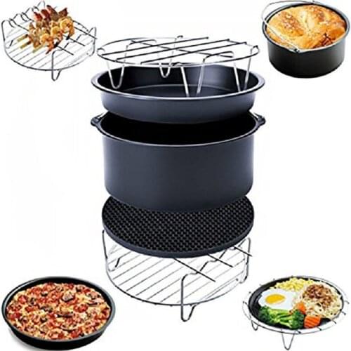 New arrival Creative Fryer Accessories 7/8 inches Air Fryer Accessories Set Cooking Tool Baking Kitchen Tools Utensil