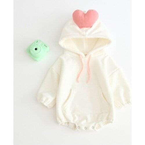 Autumn Winter 2020 Baby Bodysuit Childrens Hip Suit Girl Newborn Dimensionalthick Long Sleeves Newborn Infant Overalls Clothes