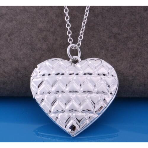 P385 Free Shipping silver plated Necklace, silver plated fashion jewelry Large striped cards /anoajeva cafakrma