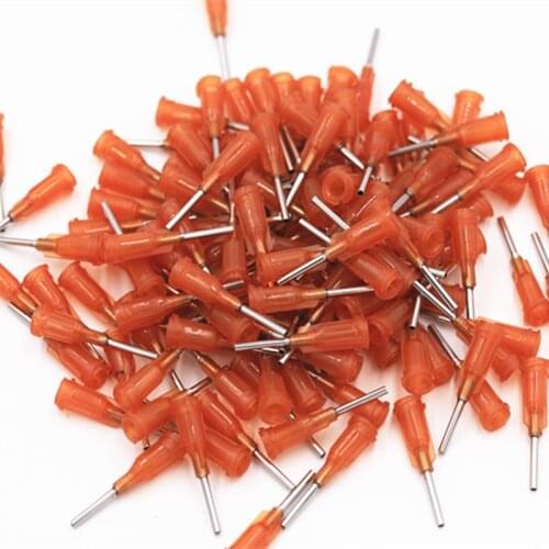 SZBFT 15G Precision passivated S.S. Dispense Tip with PP Safetylok hub, 0.5" Tubing Length glue dispenser needles FreeShipping