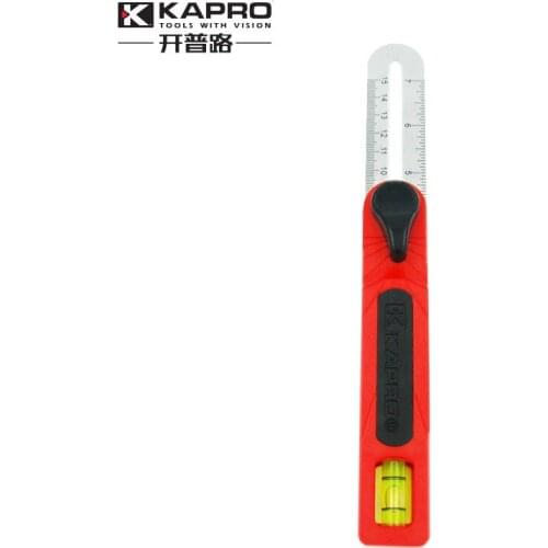 KAPRO Angle Ruler 301 T-shaped Movable Marking line Woodworking Tools with Level Bubble 1 Piece