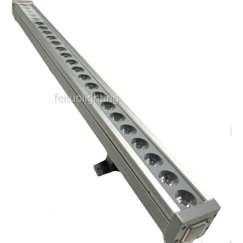 12/pcs)IP65 Outdoor 24x10w RGBW Quad-Color wall washer dmx led or Waterproof Led strip Bar Light