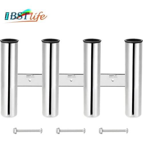 4 Tubes Link stainless steel 316 fishing rod holder fishing rod rack socket for marine fishing box kayak boat yacht