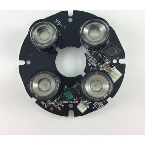 90D 4 IR led board,Spot Light Infrared 4x IR LED board for CCTV cameras night vision.CY-ZL4AD01