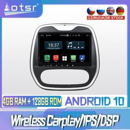 Android 10 PX6 128G For RENAULT Capture MT 2014 2016 DVD GPS Navigation Auto Radio Stereo Video Multimedia Player HeadUnit 2din
