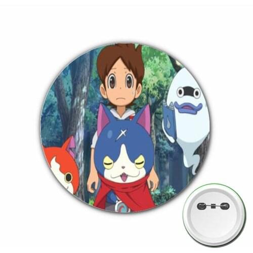 Anime Youkai watch Cosplay Badge Cartoon Pins Brooch for Clothes Accessories Backpacks bags Button Badges