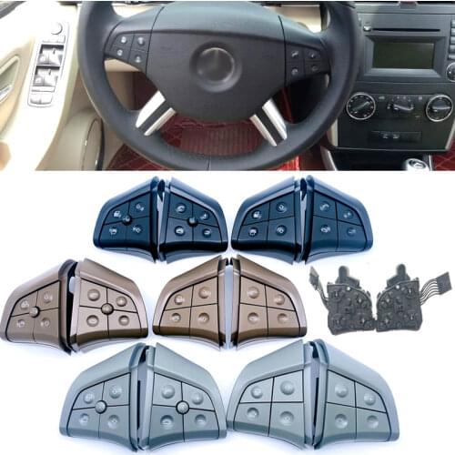 Car Multi-function Steering Wheel Buttons Kit Phone Control Keys For Benz W164 ML GL300/350/400/450 2006-2009