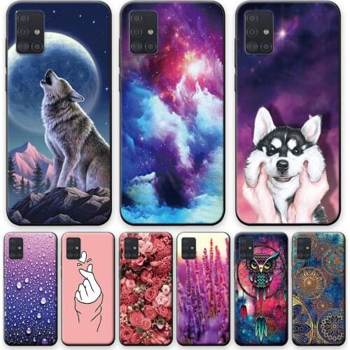 For Samsung A71 4G Case Cover For Samsung A71 5G Animal TPU Bumper on A71 4G 5G Silicone Phone Case For Samsung Galaxy A71 4G 5G