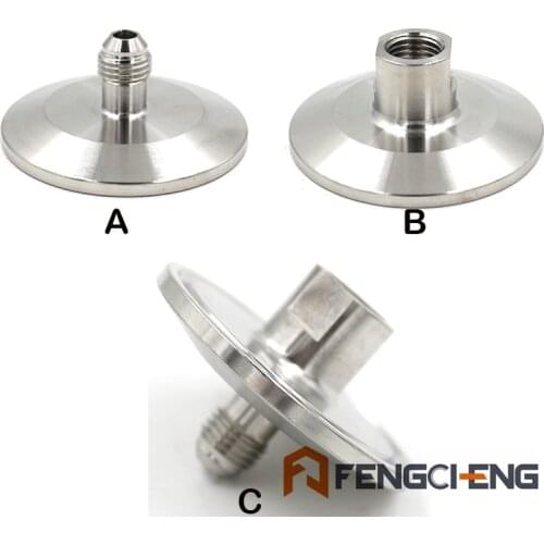 1.5"Tri Clamp X 1/4" Flare Fitting Sanitary 304 Stainless Brewer Hardware Homebrew Fittings