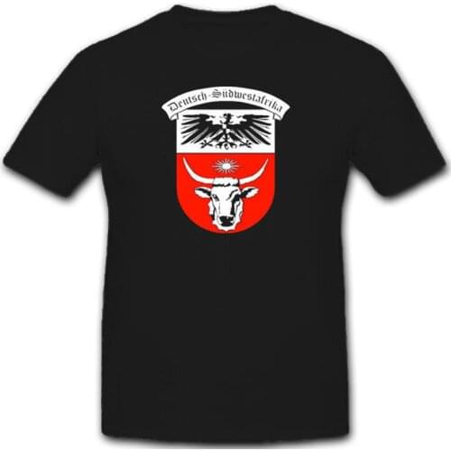 Deutsch Sudwestafrika Kolonie Wappen Kaiserreich Preuen T-Shirt. Cotton O-Neck Short Sleeve Mens T Shirt Size S-3XL