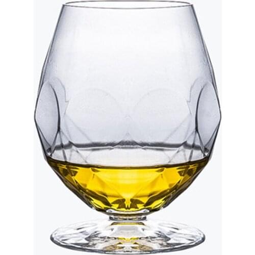 Lead-Free Handcrafted Clear Cognac Brandy or Whiskey Crystal Glasses Snifter for Home, Restaurants and Parties