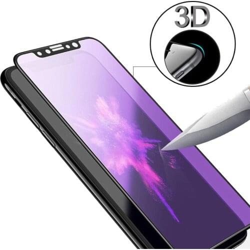 Anti Blue Ray 3D Curved 0.2mm Matte Tempered Glass For iPhone X XR XS 11 12 mini Pro Max Full Cover Frosted Screen Protector