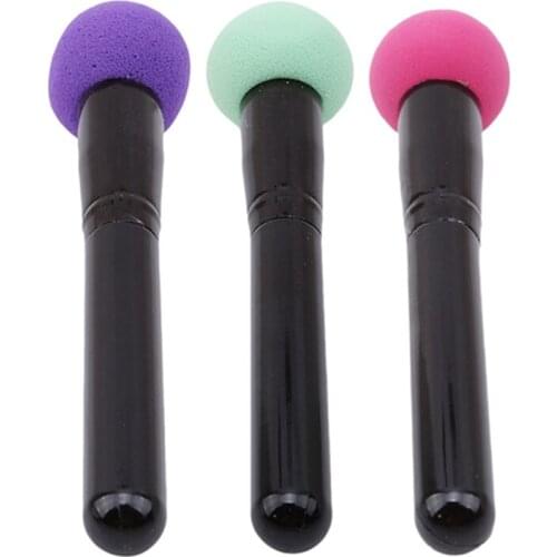1PC High Quality Maquiagem Fashion Silisponge Cute Makeup Brushes Liquid Cream Foundation Sponge Brush Cosmetic Puff Hot Sale