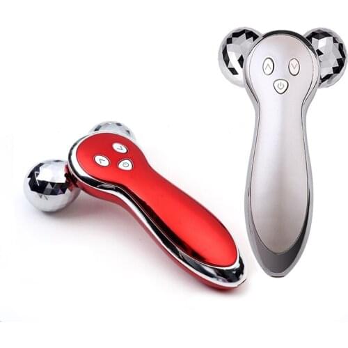 Micro Current Vibration Massage Roller USB Rechargeable Face Slimming Massager Body Shaping