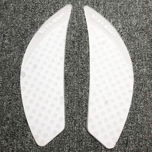 Motorcycle New Transparent Anti slip Fuel Tank Pads Side Gas Knee Grip Traction Pad New For Kawasaki ER-6N ER6N ER 6N 2006-2015