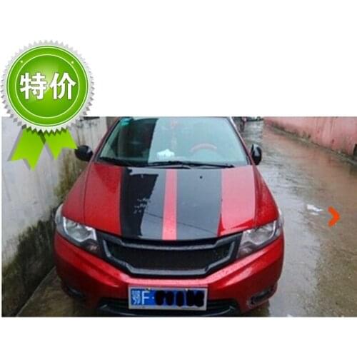 Fit for honda city 2009-2014 carbon fiber car grill high quality Racing Grills grille