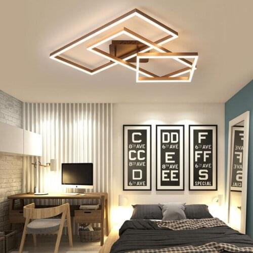 Postmodern living room lighting simple modern creative atmosphere personality home new led rectangular ceiling lamp